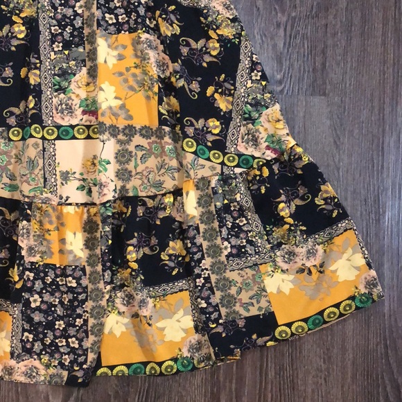 Vintage Handmade Patchwork Circle Skirt - Picture 6 of 14